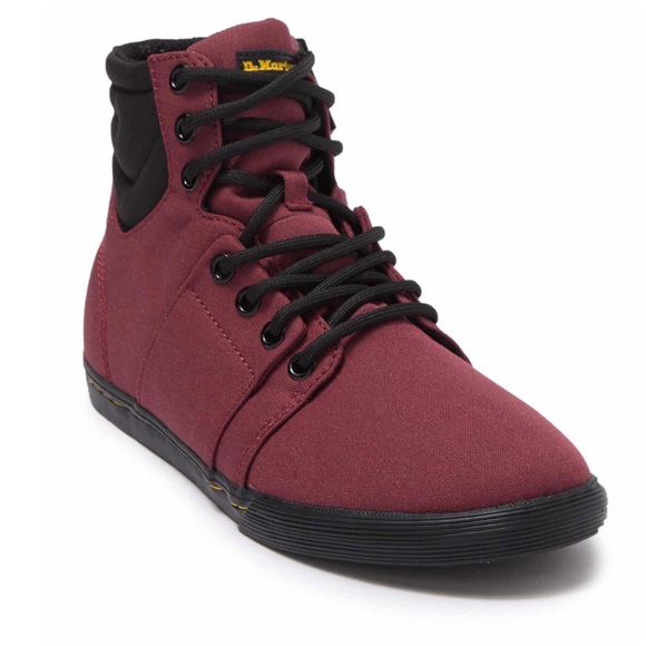Dr. Martens Rozarya Sneaker Cherry Red Canvas - Picture 5 of 8
